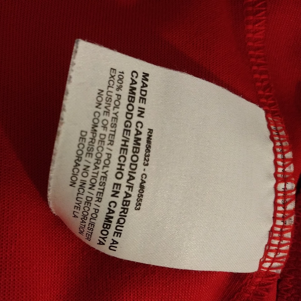 Nike Swoosh Men's médium Red White Collared Full Zip Workout Track Jacket - Picture 4 of 11
